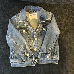 Girls Old Navy Dark Denim Jean Jacket Size 3T